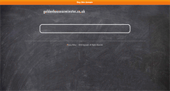 Desktop Screenshot of goldenhouseaxminster.co.uk